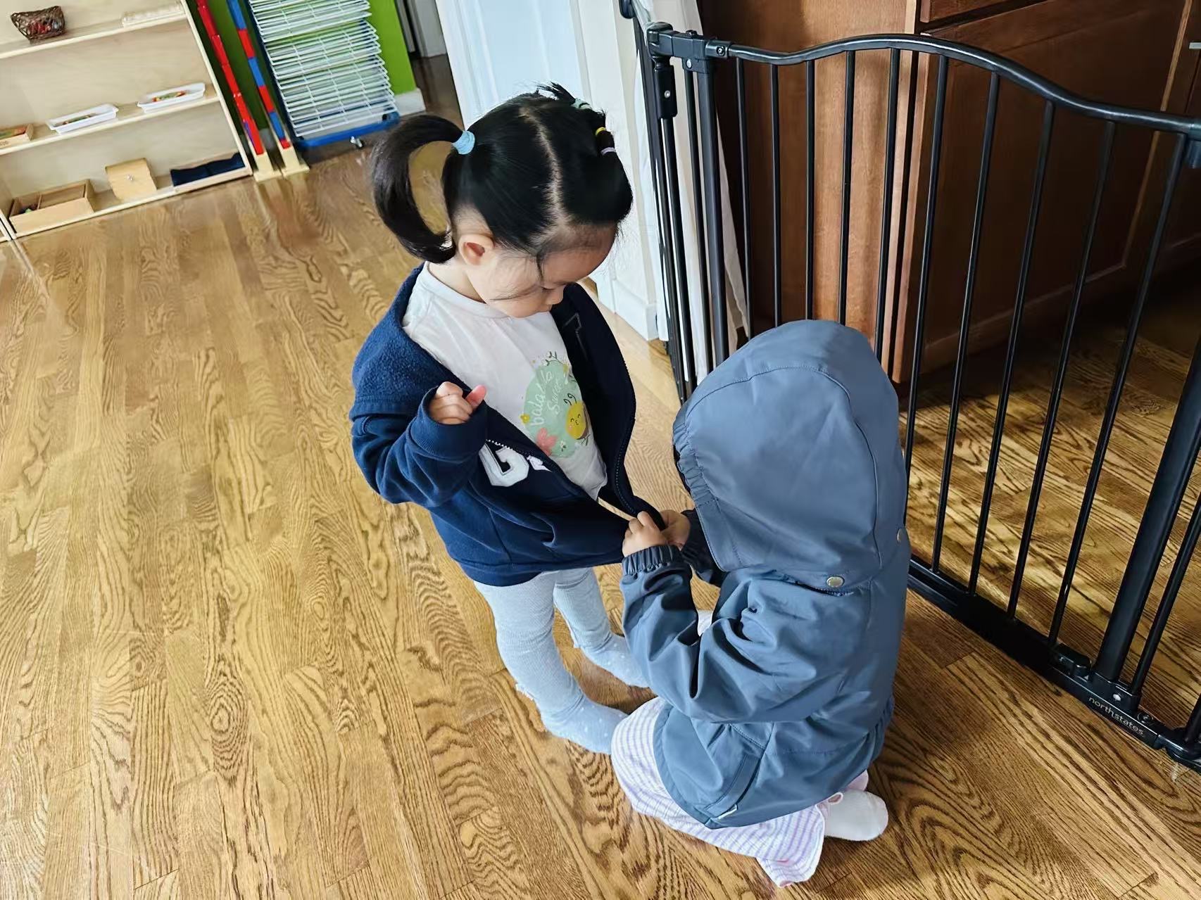 Kids activity at Aspen Montessori