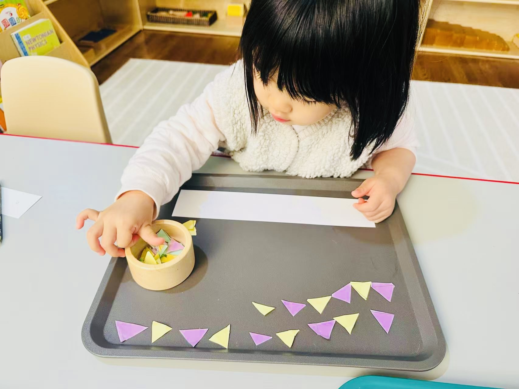Kids activity at Aspen Montessori