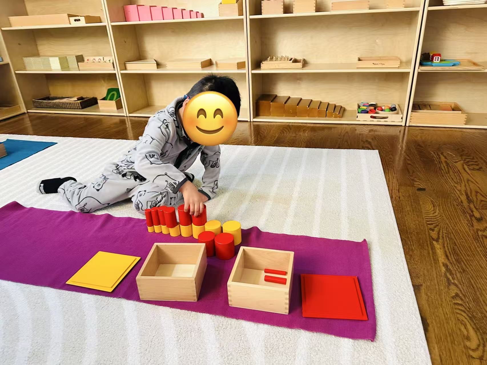 Kids activity at Aspen Montessori
